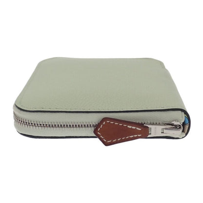 Hermes Azap Silk Inn Compact W Engraved Coin Case Vaux Epson Silk Veil Fizz