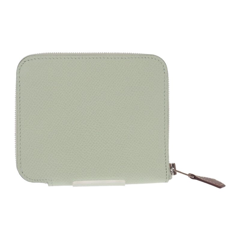 Hermes Azap Silk Inn Compact W Engraved Coin Case Vaux Epson Silk Veil Fizz