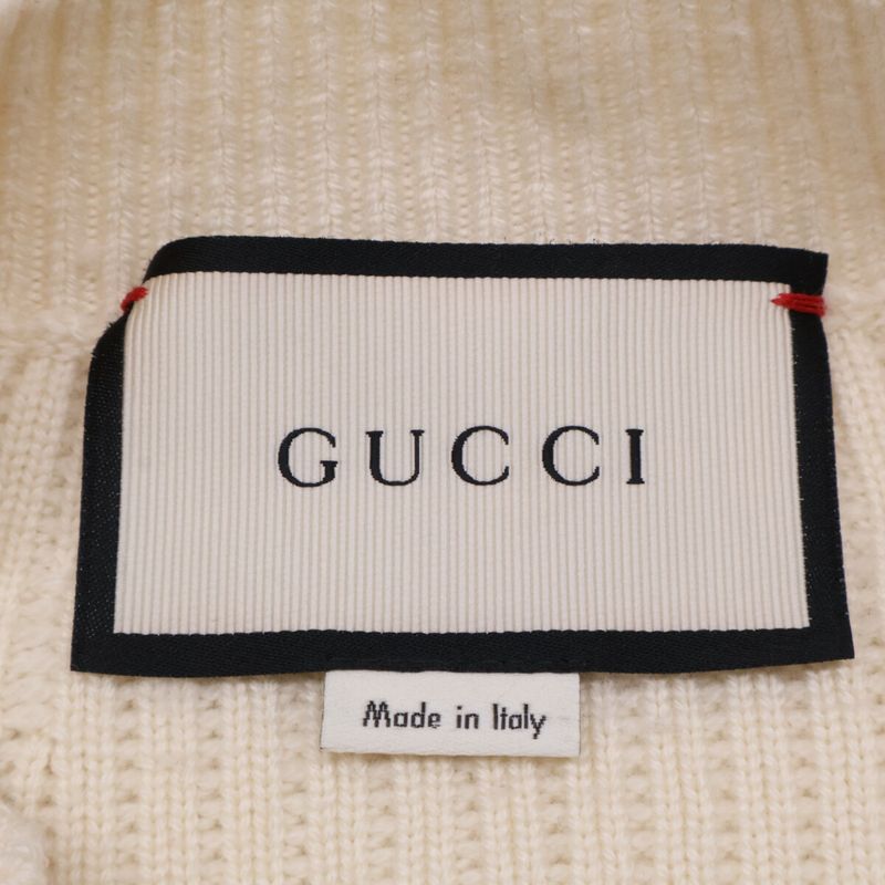 Gucci457484 Wool Sherry Line Knit XS