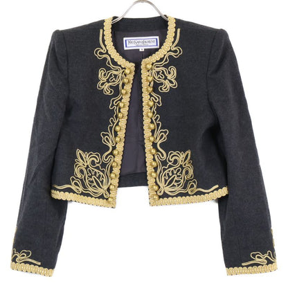 Yves Saint-laurent Yves Saint Laurent Hz292-518 Wool Short Napoleon M