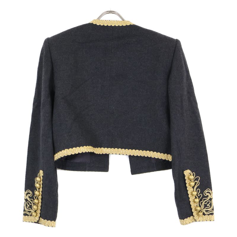 Yves Saint-laurent Yves Saint Laurent Hz292-518 Wool Short Napoleon M