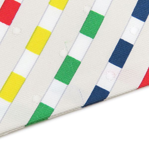 Hermes Scarf Twillie Silk Cles × Blue × Rouge [bouclerie Moderne Modern Buckle