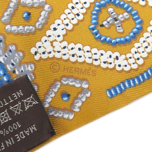 Hermes Scarf Twillie Silk Meer and Blue Jean and Cles [kelly En Perles Kelly En