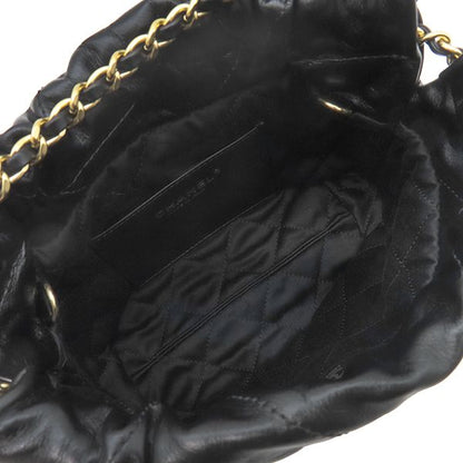 Chanel Shoulder Bag Chanel 22 Mini Leather Chain Shoulder Leather Black Gold