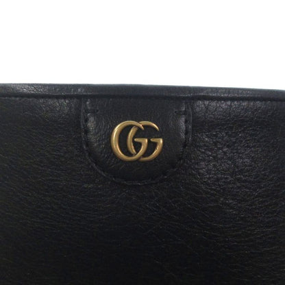 Gucci Long Boots Taiga Head Leather Black 35 22cm (8.66in) Approx Shoes AA