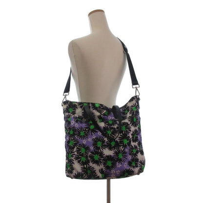 Prada 2WAY Flower Print Shoulder Bag Triangle Plate Tessuto Stampat Bag Tote