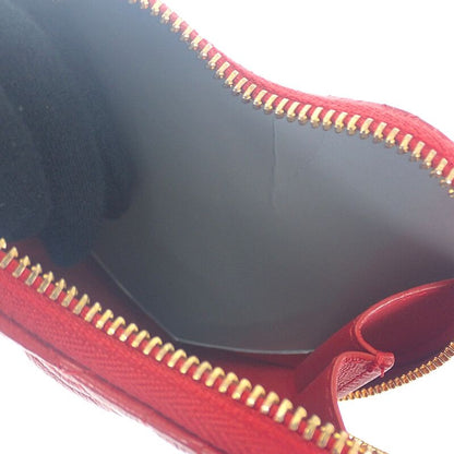 Dior Amour Caro Chain Heart Pouch S5097unid_m61r Shoulder Bag Calf Red Gold