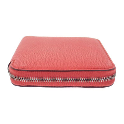 Hermes Azap Silk Quin Compact Coin Case Vaux Epson Silk Rose Texas Blue Zellige