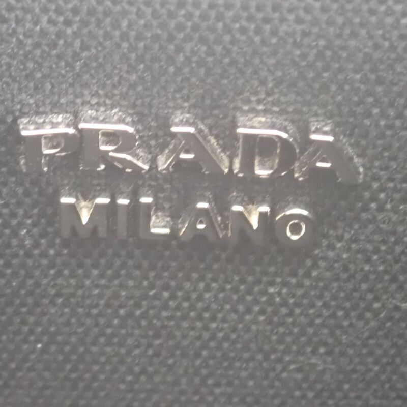 Prada Pannier 1ba212_2did_f0b7k_v_poo Handbag Canvas Leather Black Brown Women
