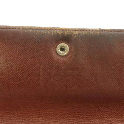 Louis Vuitton Porte Monet Cles Di Fold Long Wallet PVC Leather Monogram All