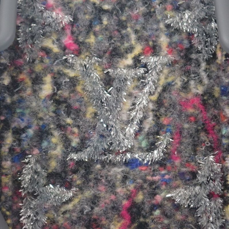 Louis Vuitton LV Felt Keepall XS M80821 Shoulder Bag Leather Felt Gray Ladies