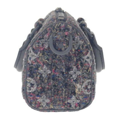 Louis Vuitton LV Felt Keepall XS M80821 Shoulder Bag Leather Felt Gray Ladies