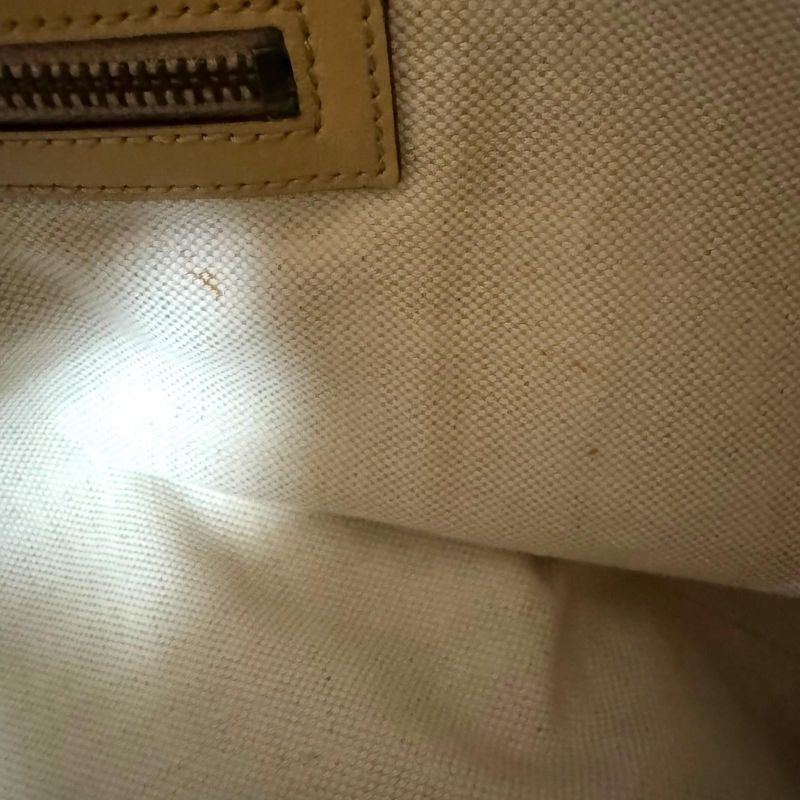 Gucci Scarlet Interlocking G GG Canvas Handbag GG Canvas 269953 Beige Ladies