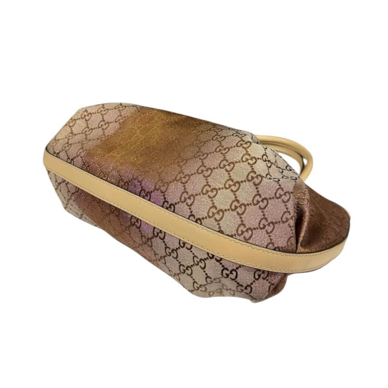 Gucci Scarlet Interlocking G GG Canvas Handbag GG Canvas 269953 Beige Ladies