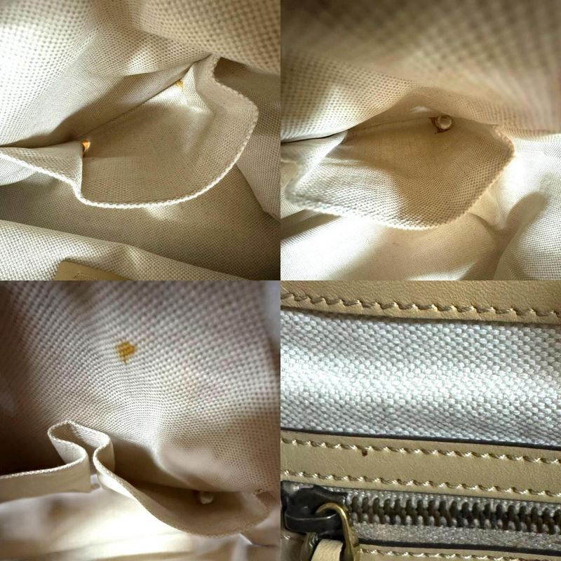 Gucci Scarlet Interlocking G GG Canvas Handbag GG Canvas 269953 Beige Ladies