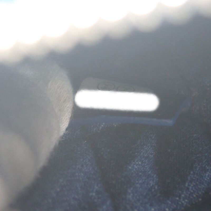 Chanel Coco Mark Clutch Bag Denim Blue Silver Hardware Ladies Men Unisex