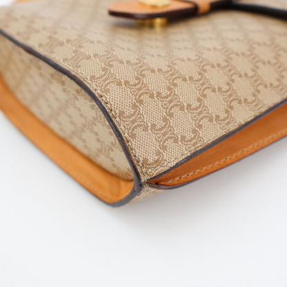 Celine Macadam Blazon Triomphe Pattern Medal Coin Motif Hardware Leather