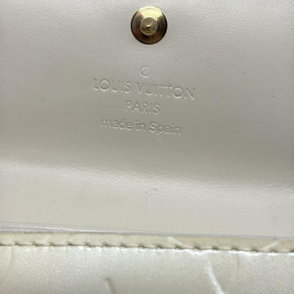 Louis Vuitton Key Case Monogram Vernis Multicles 4 M91213 Soft Beige Leather