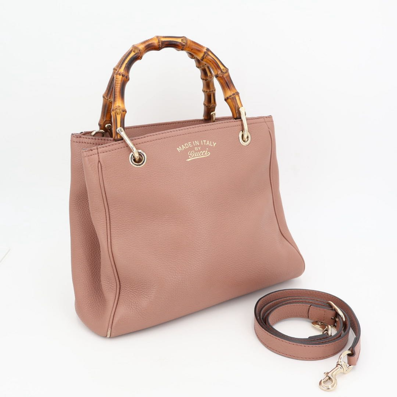 Gucci Bamboo Leather 2WAY Handbag