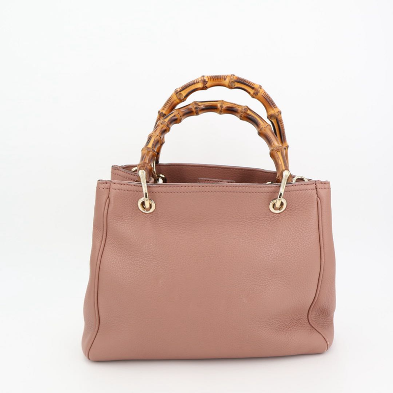 Gucci Bamboo Leather 2WAY Handbag