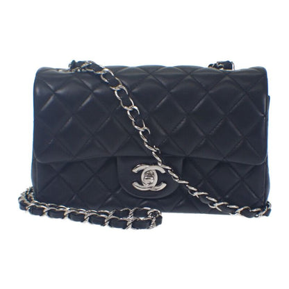 Chanel Mini Classic Handbag A69900-y04059-94305 Shoulder Bag Lambskin Black