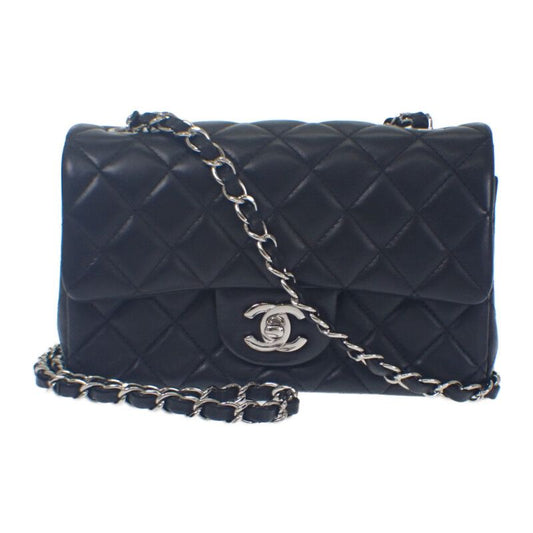 Chanel Mini Classic Handbag A69900-y04059-94305 Shoulder Bag Lambskin Black