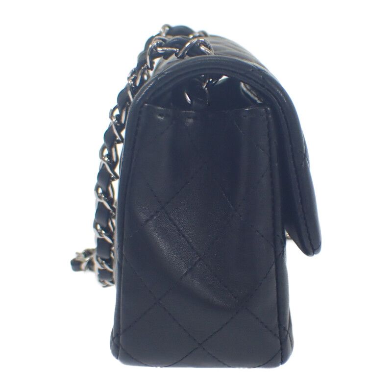 Chanel Mini Classic Handbag A69900-y04059-94305 Shoulder Bag Lambskin Black