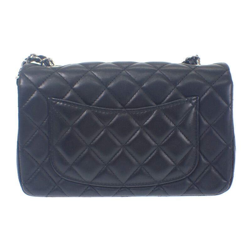 Chanel Mini Classic Handbag A69900-y04059-94305 Shoulder Bag Lambskin Black