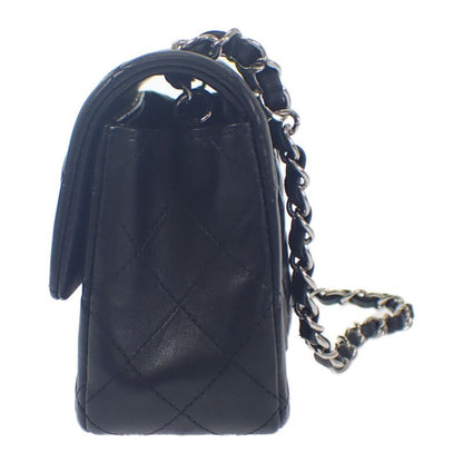 Chanel Mini Classic Handbag A69900-y04059-94305 Shoulder Bag Lambskin Black