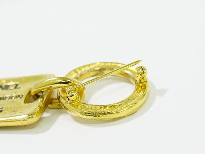 Authentic Chanel 31 Rue Cambon Plate Brooch GP Gold Plated Rue Cambon Accessorie