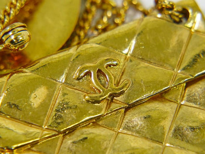Authentic Chanel 31 Rue Cambon Bag Motif Brooch GP Gold Plated Rue Cambon