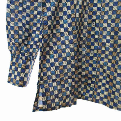 Yves Saint Laurent YVES Saint Laurent 90s Vintage All-over Pattern Shirt Long