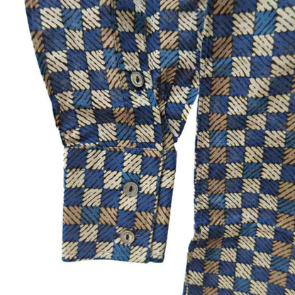 Yves Saint Laurent YVES Saint Laurent 90s Vintage All-over Pattern Shirt Long