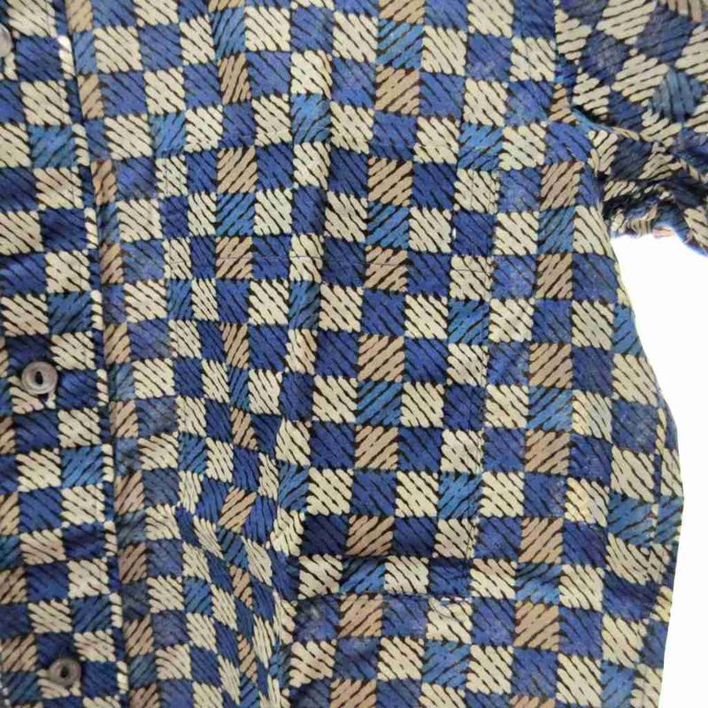 Yves Saint Laurent YVES Saint Laurent 90s Vintage All-over Pattern Shirt Long