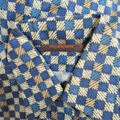Yves Saint Laurent YVES Saint Laurent 90s Vintage All-over Pattern Shirt Long