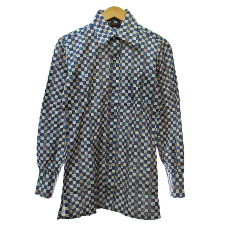 Yves Saint Laurent YVES Saint Laurent 90s Vintage All-over Pattern Shirt Long