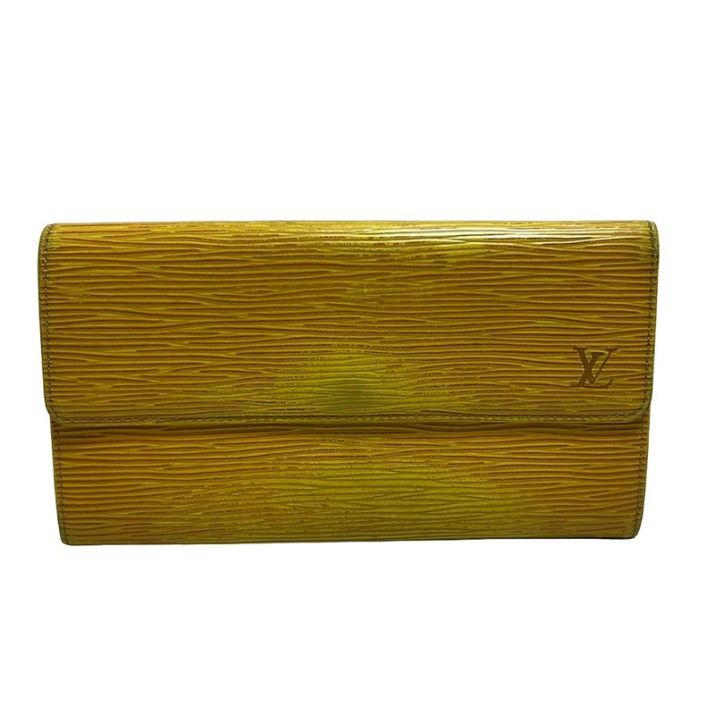 Louis Vuitton Epi Pochette Porte Monet Cles Di M63579 Jeanne Leather