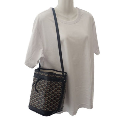 Goyard Petit Flo Bucket Bag Herringbone Peflotpmlty01cl01p Shoulder Bag Leather