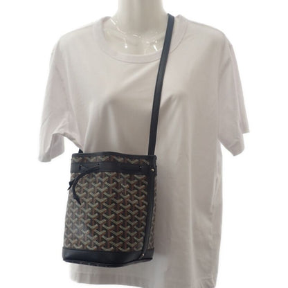 Goyard Petit Flo Bucket Bag Herringbone Peflotpmlty01cl01p Shoulder Bag Leather