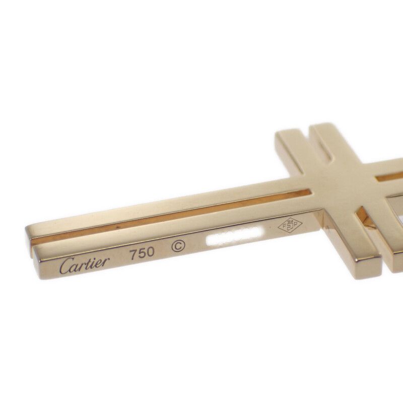 Cartier Cross Pendant B7211300 Necklace 18K Yellow Gold Yellow Gold Ladies