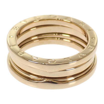 Bulgari Bvlgari B-zero1 Ring 3 Band Size 15 Engraved Size 55 Ring 18K Yellow