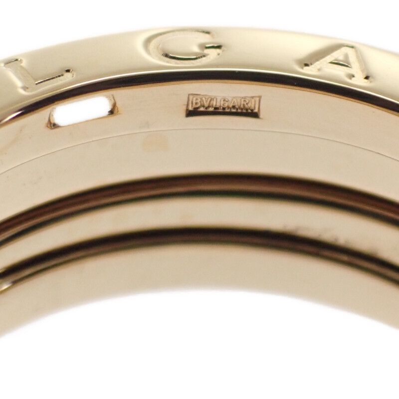 Bulgari Bvlgari B-zero1 Ring 3 Band Size 15 Engraved Size 55 Ring 18K Yellow