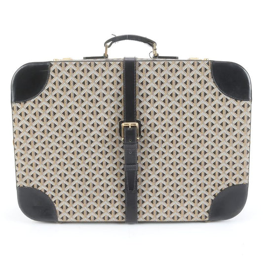Goyard Herringbone Leather Trunk Soft Case Bag Suitcase Business Travel A4