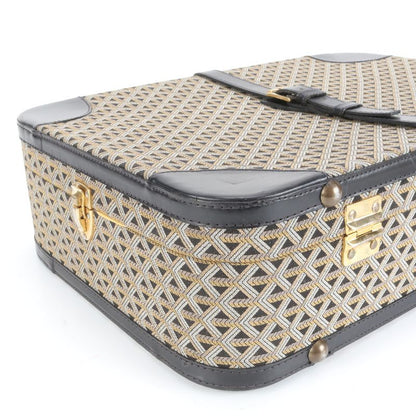 Goyard Herringbone Leather Trunk Soft Case Bag Suitcase Business Travel A4
