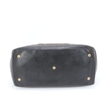 Louis Vuitton Monogram Sac Weekend GM M42420 Leather Tote Bag Shoulder Brown A4