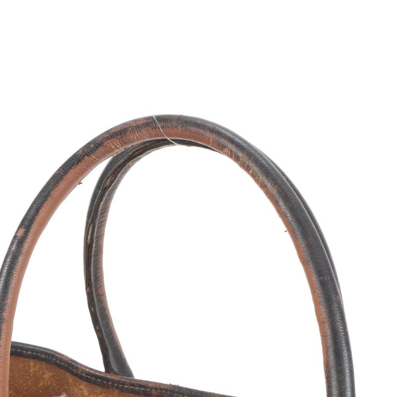 Louis Vuitton Monogram Sac Weekend GM M42420 Leather Tote Bag Shoulder Brown A4