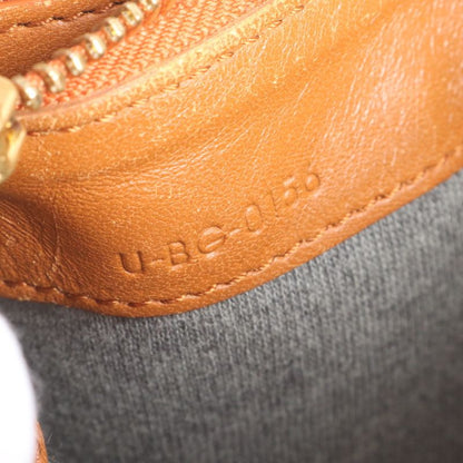 Celine Trio Small Leather Shoulder Bag Crossbody Brown Genuine Leather Women