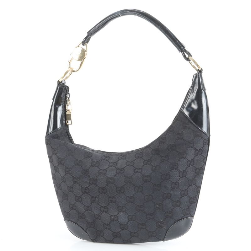 Gucci GG Canvas Leather Shoulder Bag Shoulder One Shoulder Hobo 001-4153 Women