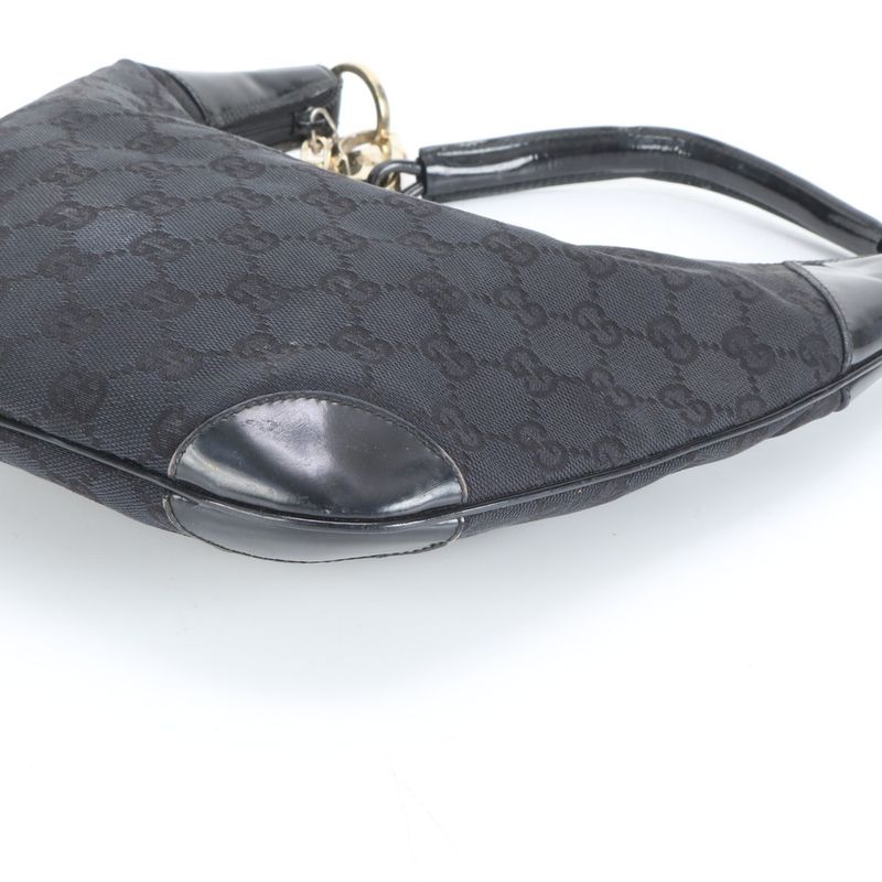Gucci GG Canvas Leather Shoulder Bag Shoulder One Shoulder Hobo 001-4153 Women