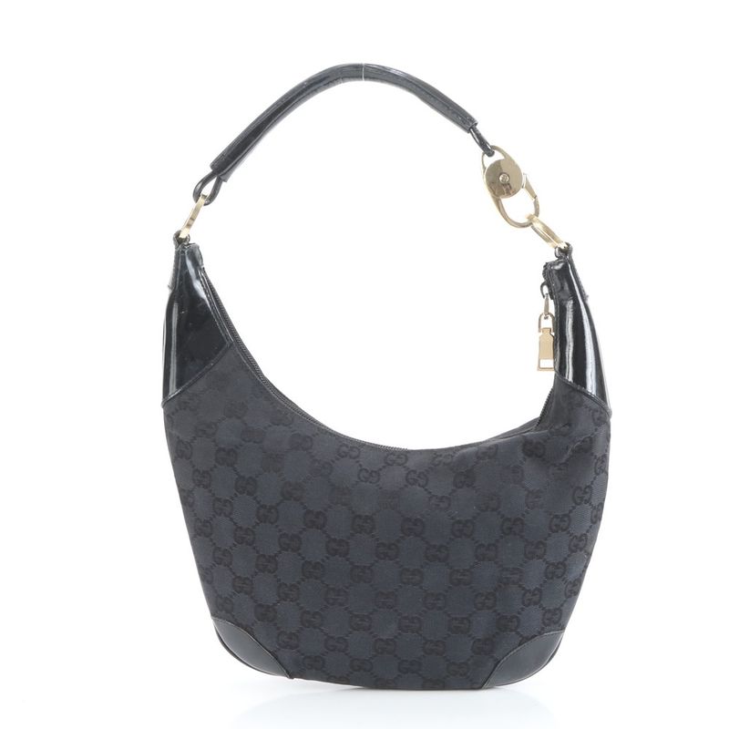 Gucci GG Canvas Leather Shoulder Bag Shoulder One Shoulder Hobo 001-4153 Women